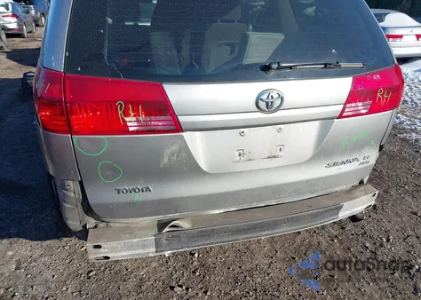 2004 Toyota Sienna Le из США, поврежденный, VIN 5TDBA23CX4S002140